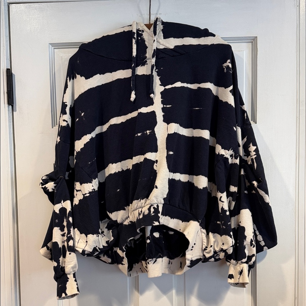 Young Fabulous & Broke Blue and White Hoodie